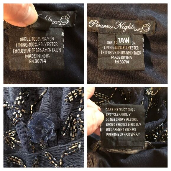 Pisarro Nights 3D Embellished Mesh A-Line Gown - Picture 7 of 8